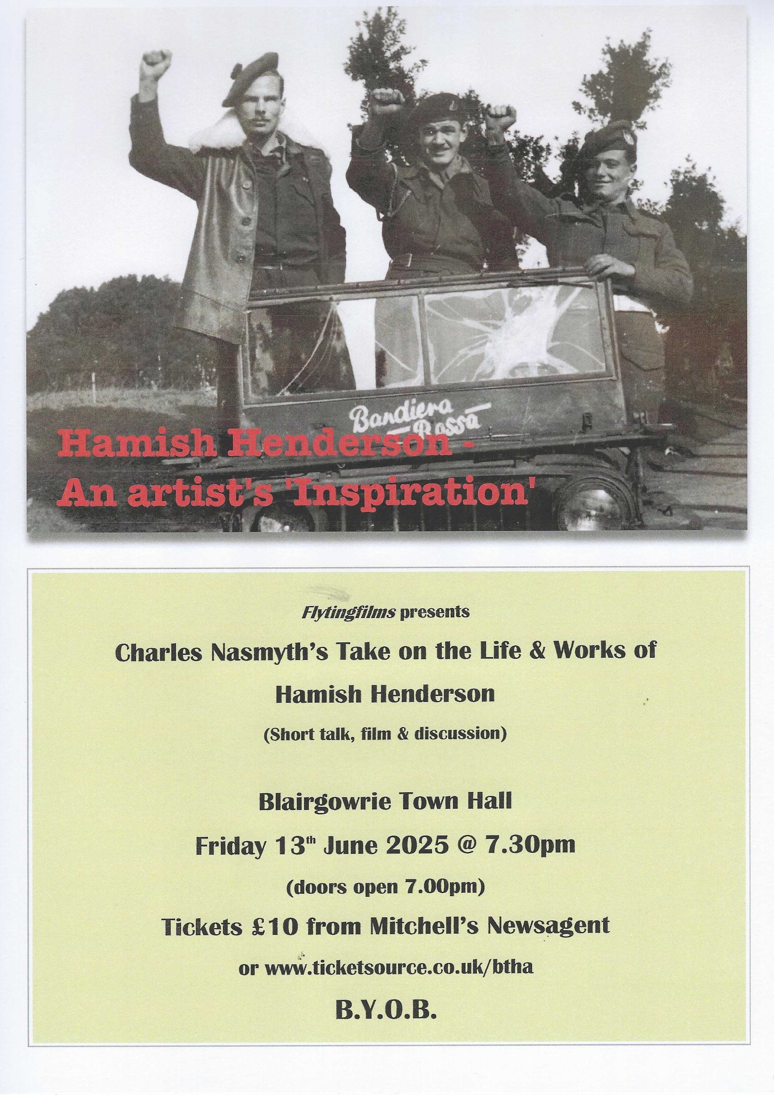 Hamish Henderson: An Artist's Inspiration Hamish Henderson: An Artist's Inspiration